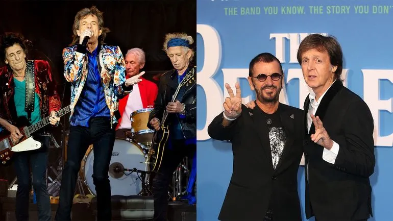 Beatles vs Rolling Stones - duree existence