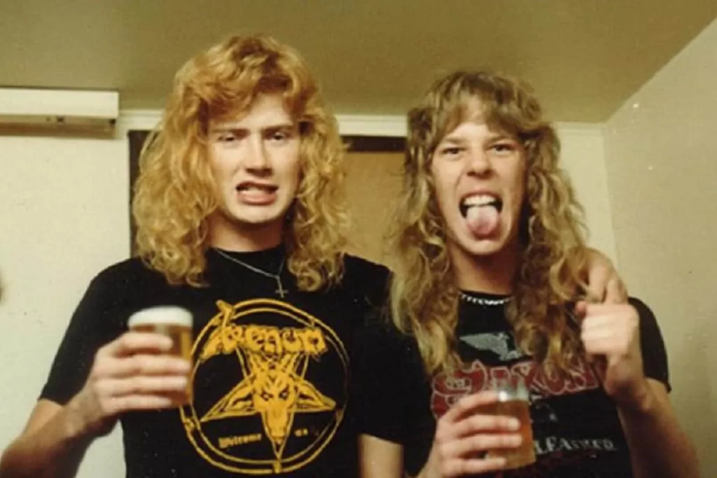 James Hetfield et Dave Mustaine