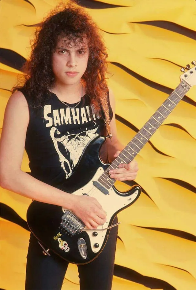 Kirk Hammett adolescent